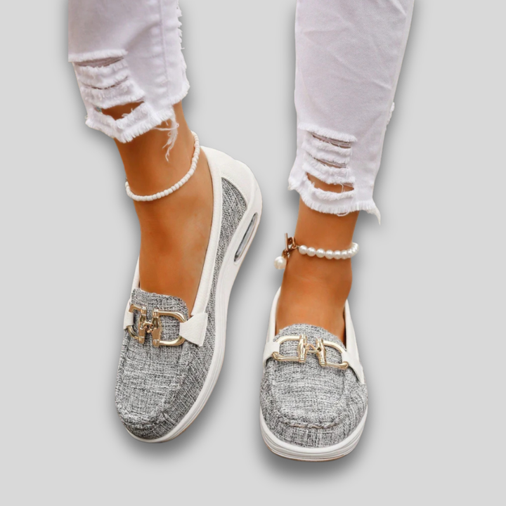 Ellie - Élégant Mocassin Suédé