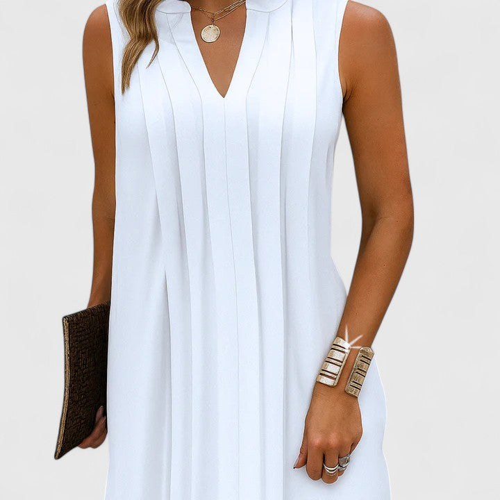 Clarhild™ | Elegant Flattering Dress with V-Neck