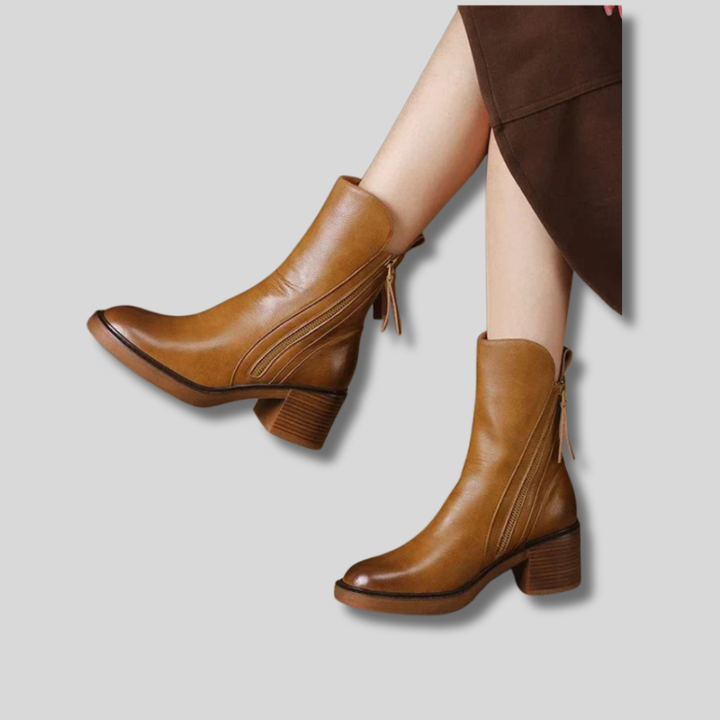 Valorine - Élégantes Bottes En Cuir
