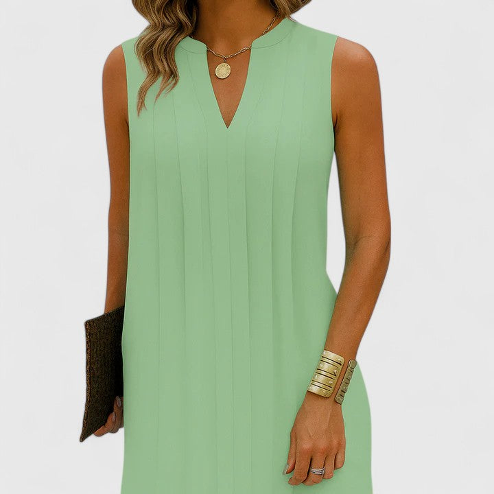 Clarhild™ | Elegant Flattering Dress with V-Neck