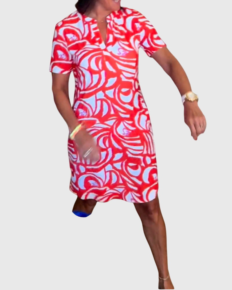 Elle™ | Flattering Avenue Walk Dress