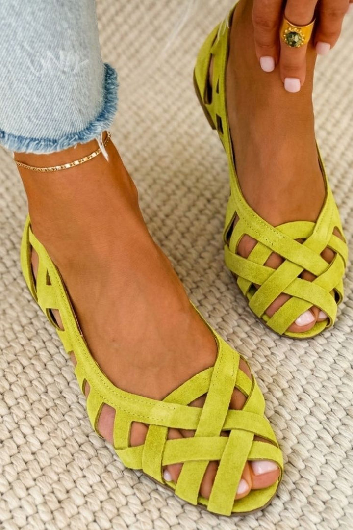 Caterina Sandali Intrecciati Colorati Comfort
