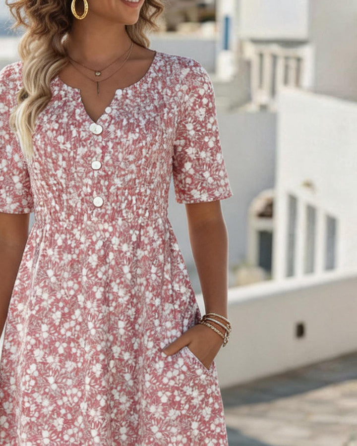 Carla | Abito Midi Charme Vintage