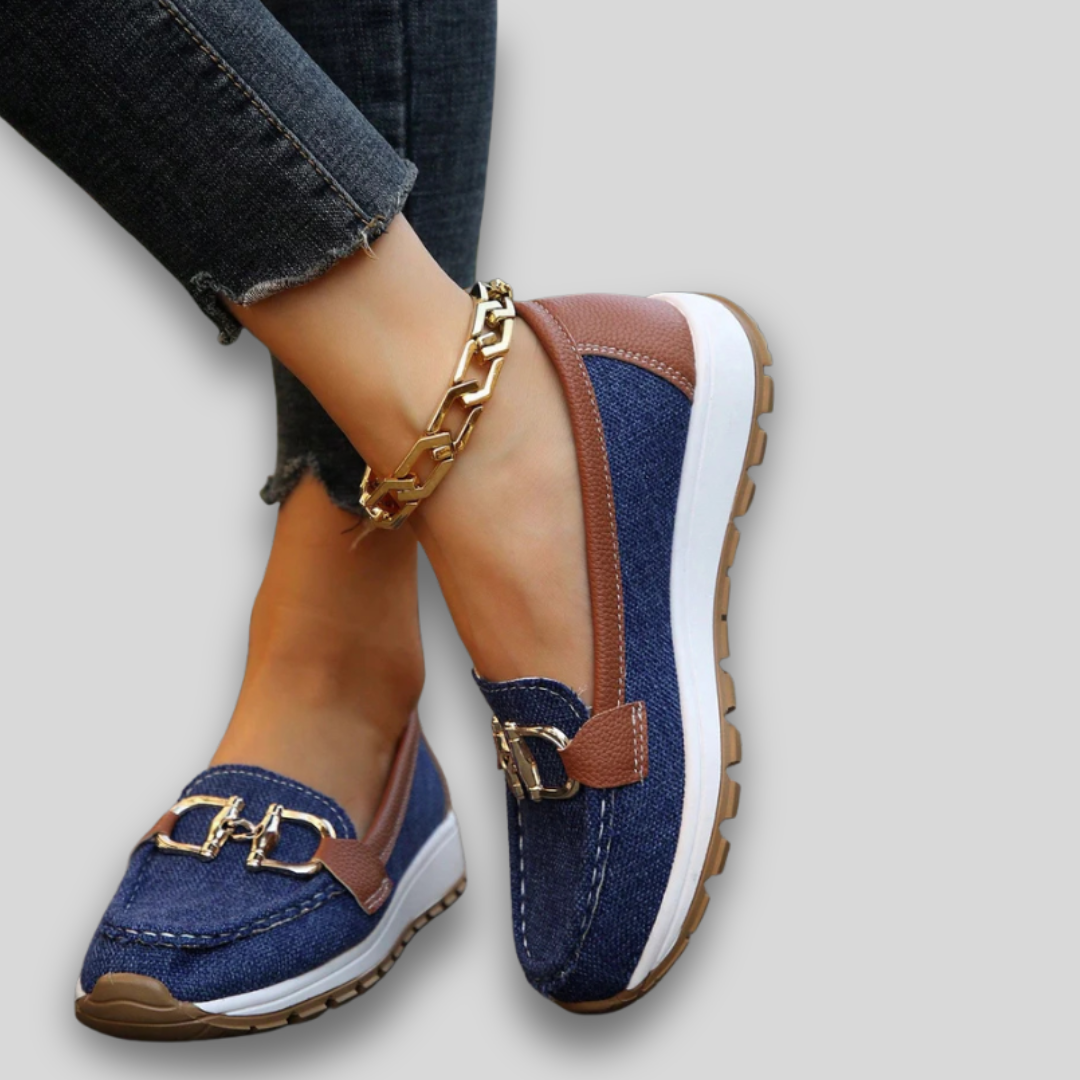 Ellie - Élégant Mocassin Suédé