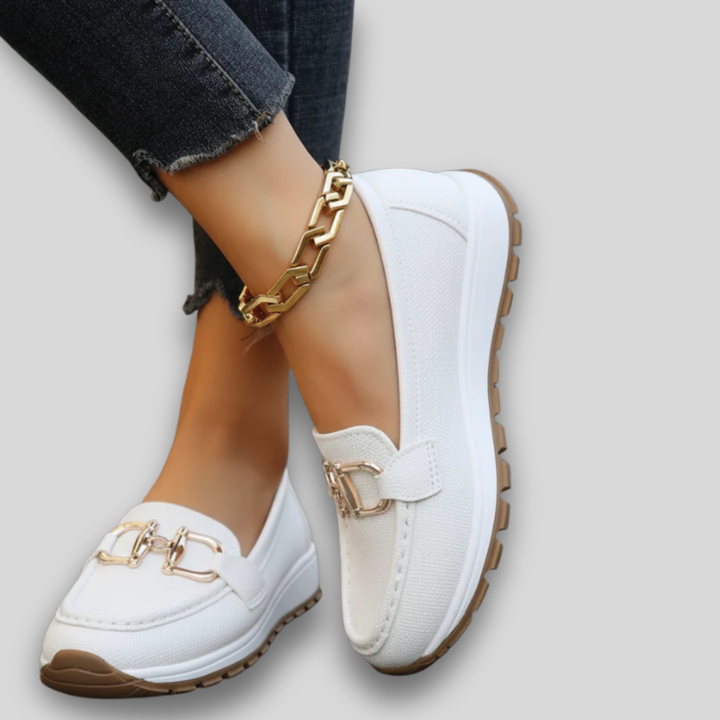 Ellie - Élégant Mocassin Suédé