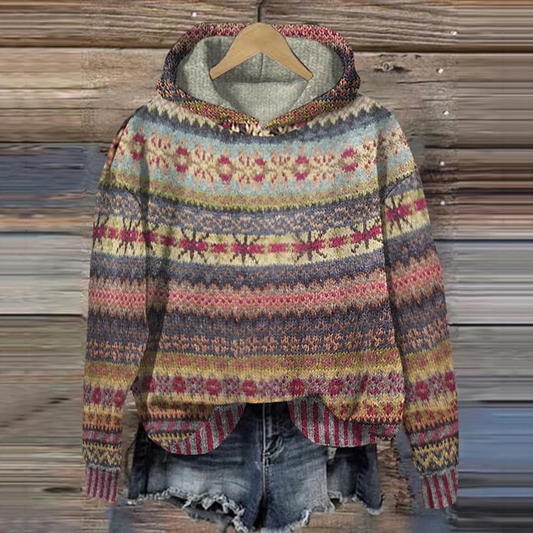 Karine - Stylish Ethnic Hoodie