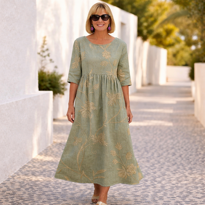 Susan | Vestito floreale con un&