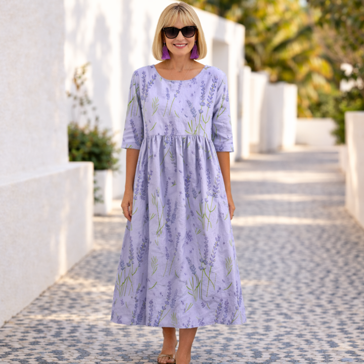 Susan | Vestito floreale con un&