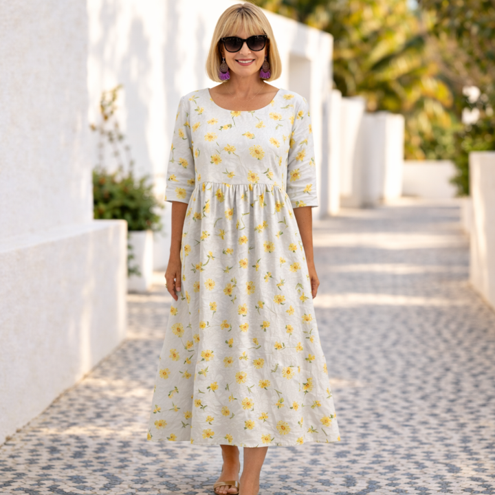 Susan | Vestito floreale con un&