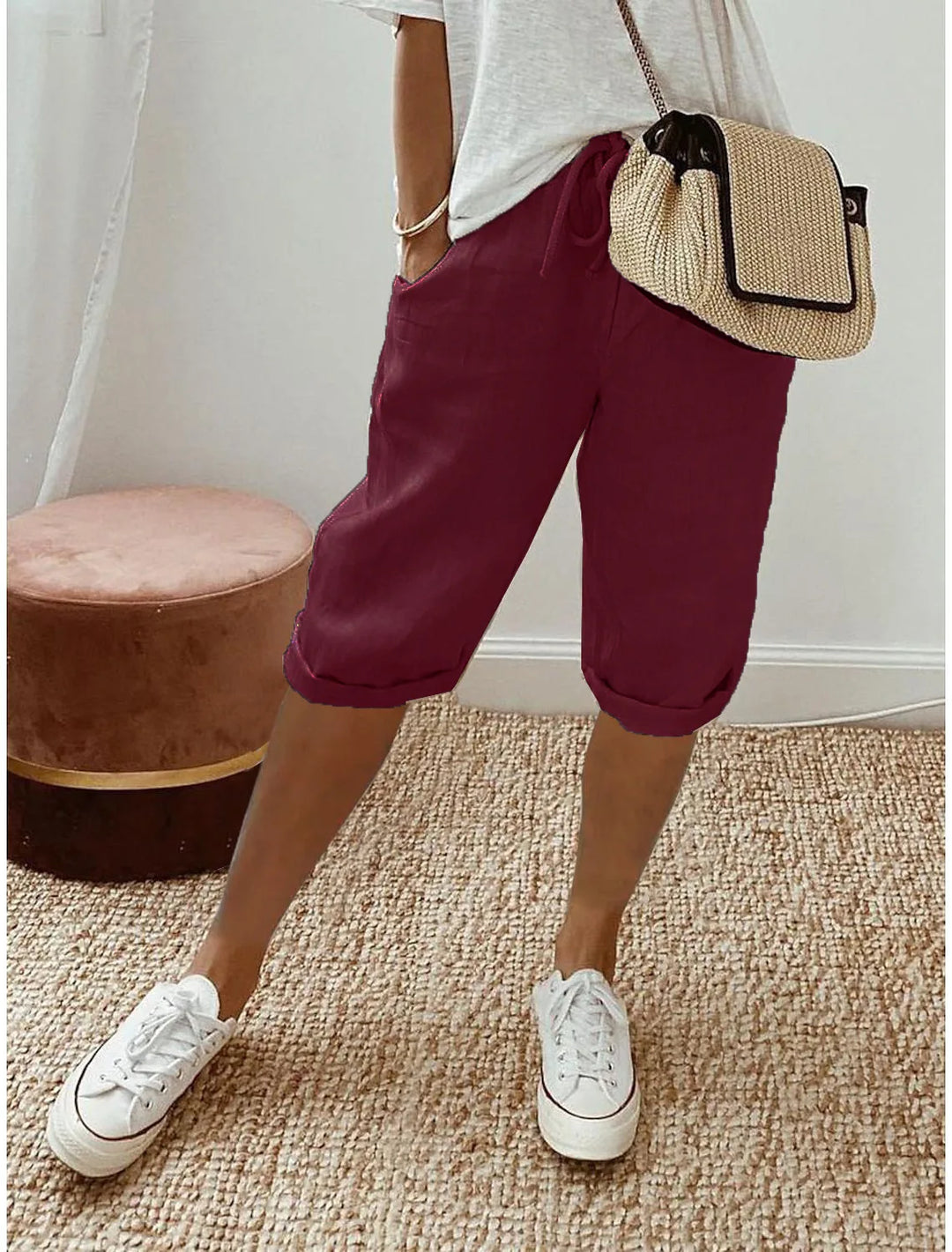 Nerina - Chic Cotton-Linen Harem