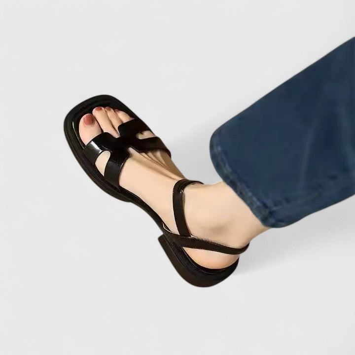 Deliane - Sandales Élégantes En Cuir