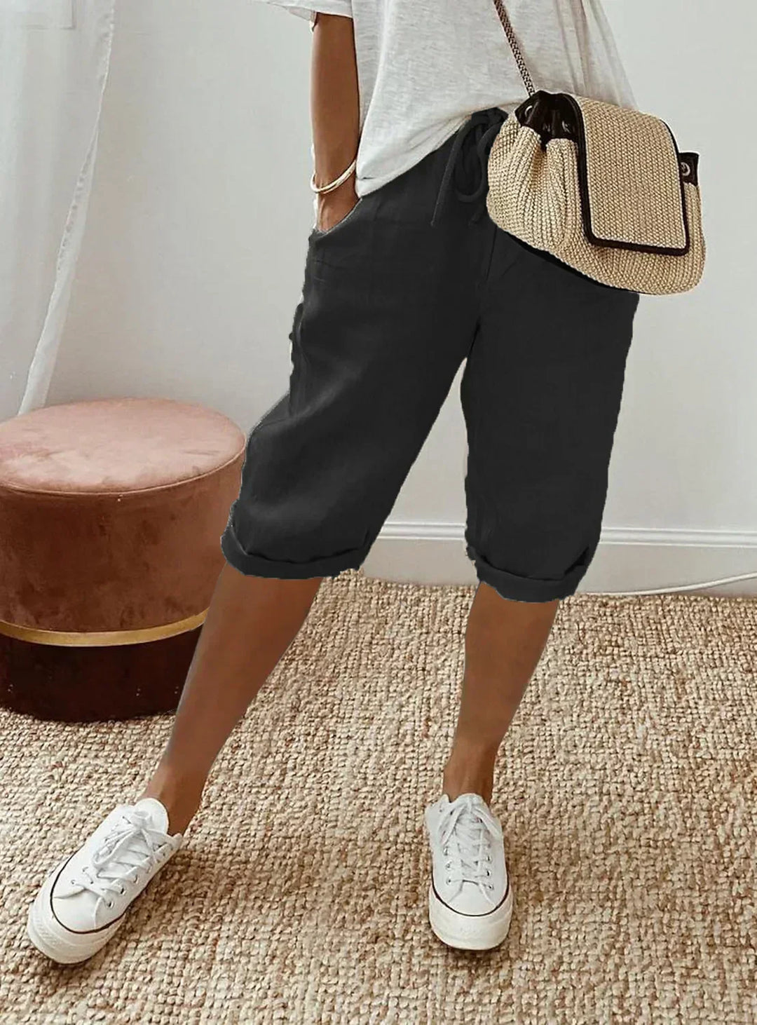 Nerina - Chic Cotton-Linen Harem