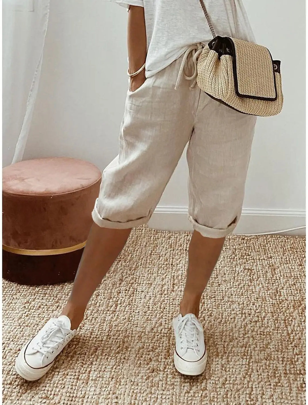 Nerina - Chic Cotton-Linen Harem