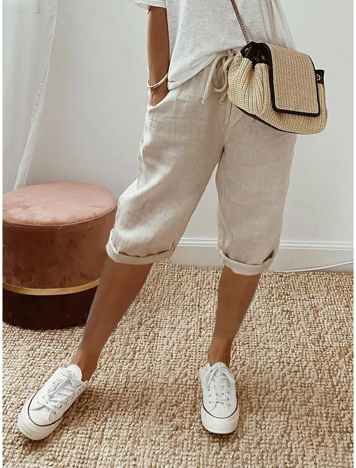 Nerina - Chic Cotton-Linen Harem