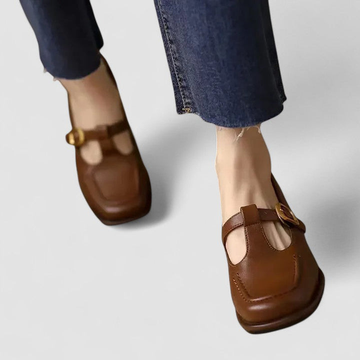 Nadia™ | Orthopedic T-Strap Mary Jane Shoes