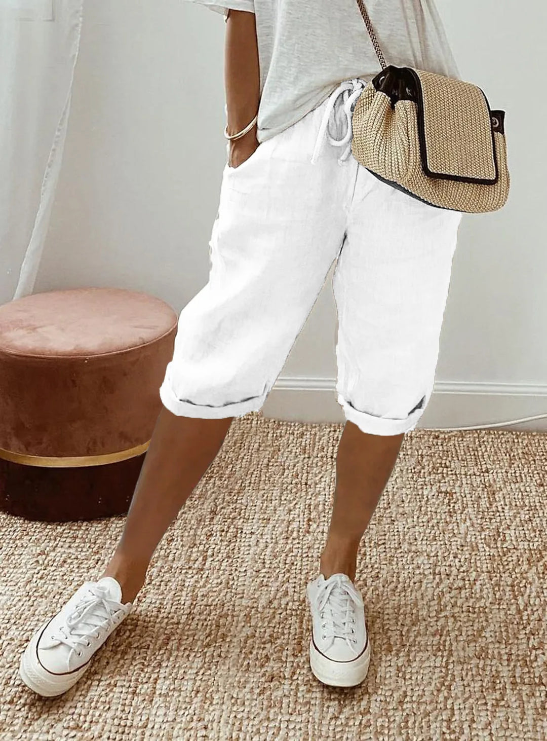 Nerina - Chic Cotton-Linen Harem
