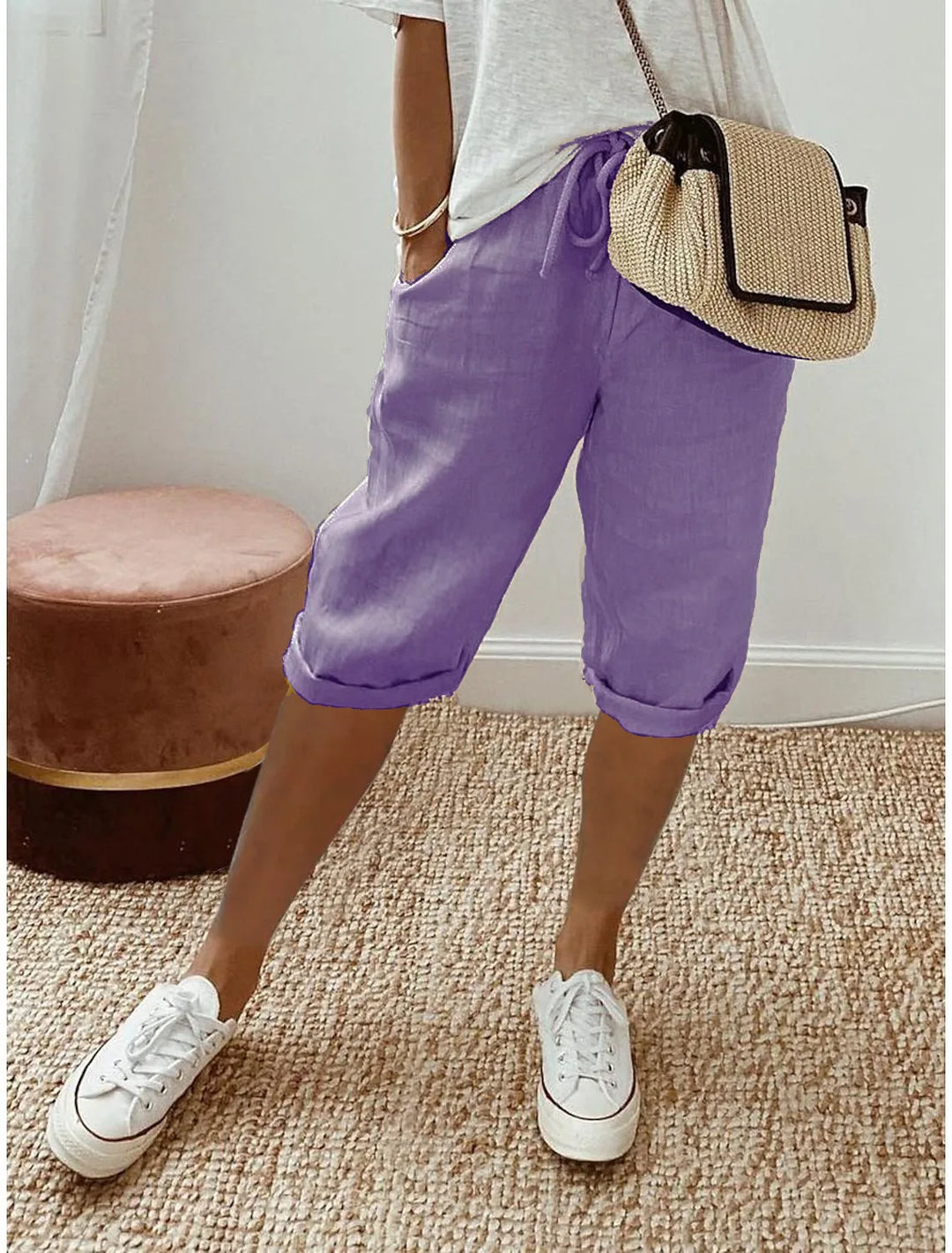 Nerina - Chic Cotton-Linen Harem