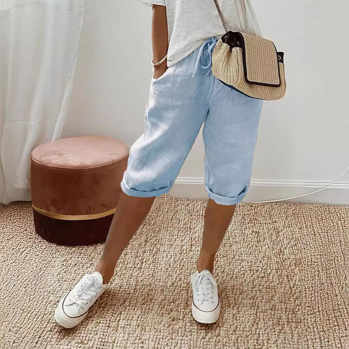 Nerina - Chic Cotton-Linen Harem