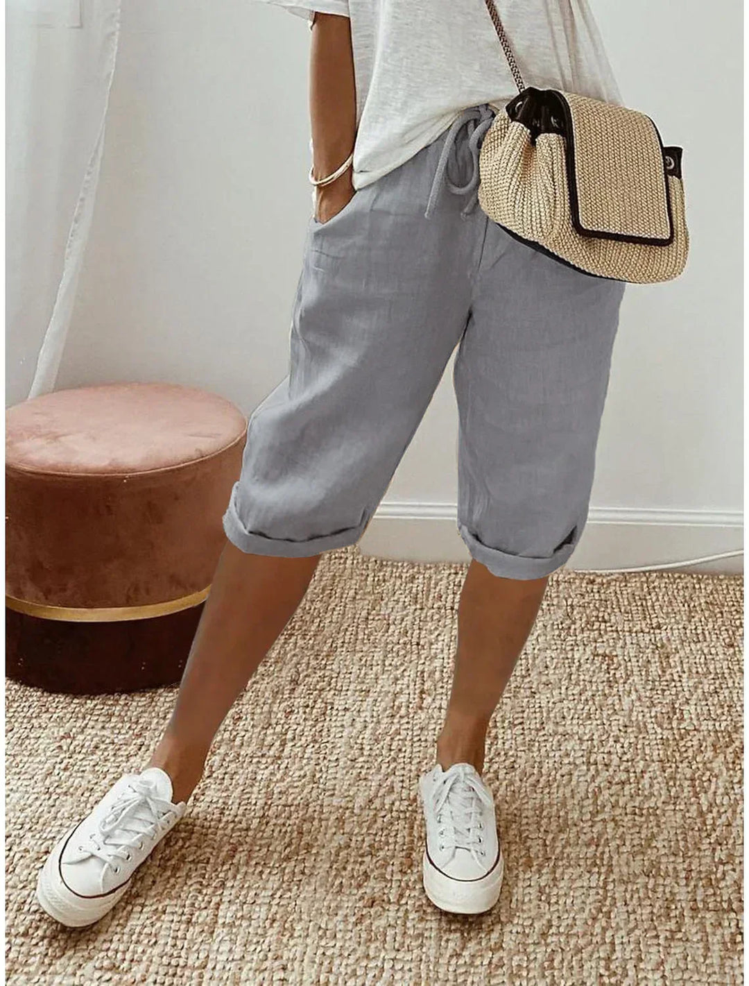Nerina - Chic Cotton-Linen Harem