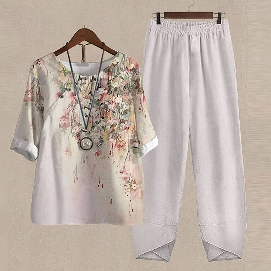 Vivienne - Chic Printed Lounge Set