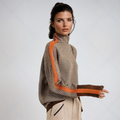 Marieke - Bold Striped Turtleneck