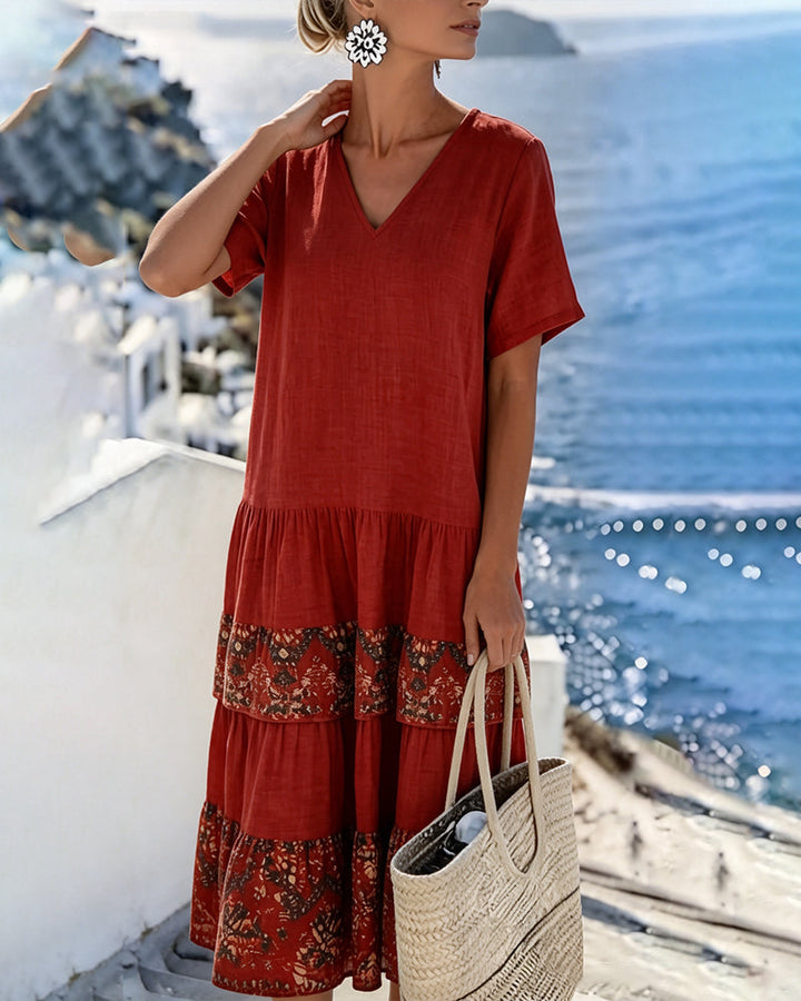 Martina | Abito Midi Vintage Floreale